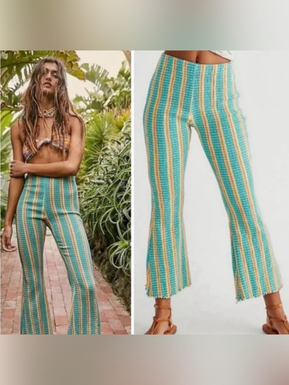 Free People Fine Line Slim Pants - size Large